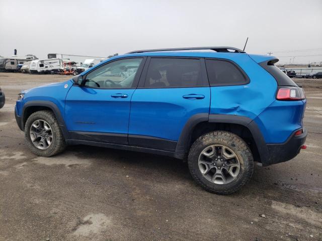 1C4PJMBNXKD158014 - 2019 JEEP CHEROKEE TRAILHAWK BLUE photo 2