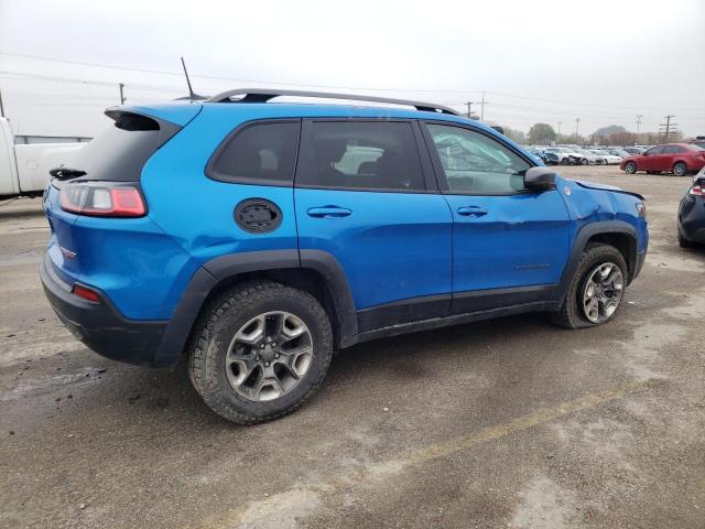 1C4PJMBNXKD158014 - 2019 JEEP CHEROKEE TRAILHAWK BLUE photo 3