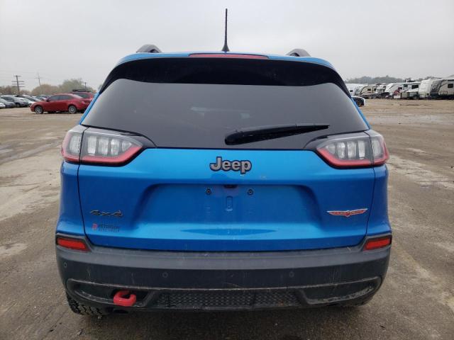 1C4PJMBNXKD158014 - 2019 JEEP CHEROKEE TRAILHAWK BLUE photo 6
