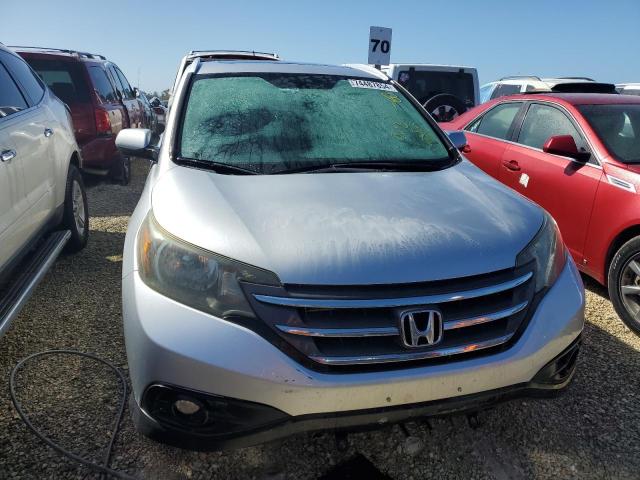 2HKRM4H71DH638755 - 2013 HONDA CR-V EXL SILVER photo 5