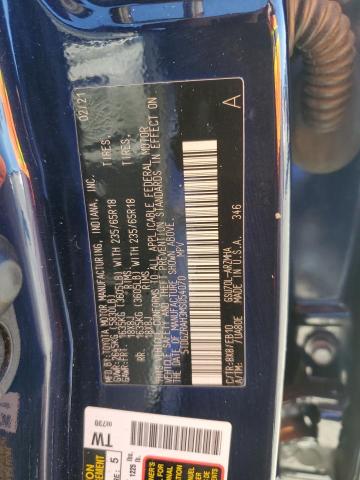 5TDGZRAH3MS054070 - 2021 TOYOTA HIGHLANDER XLE ლურჯი ფოტო 13