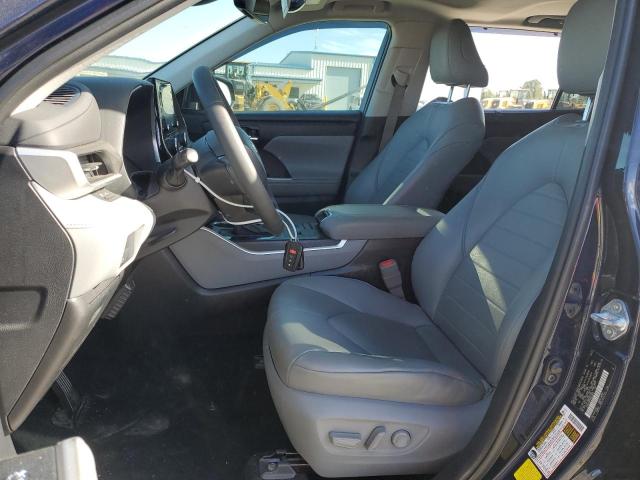 5TDGZRAH3MS054070 - 2021 TOYOTA HIGHLANDER XLE ლურჯი ფოტო 7