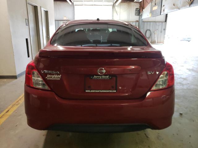 3N1CN7AP5HL863817 - 2017 NISSAN VERSA S RED photo 6