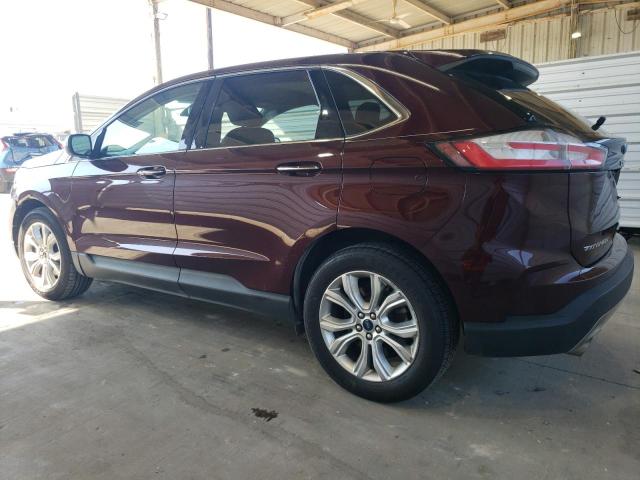 2FMPK4K93MBA27219 - 2021 FORD EDGE TITANIUM BURGUNDY photo 2