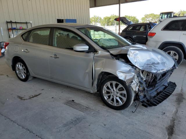 3N1AB7AP8HY363363 - 2017 NISSAN SENTRA S SILVER photo 4