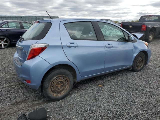 VNKKTUD35EA011189 - 2014 TOYOTA YARIS BLUE photo 3