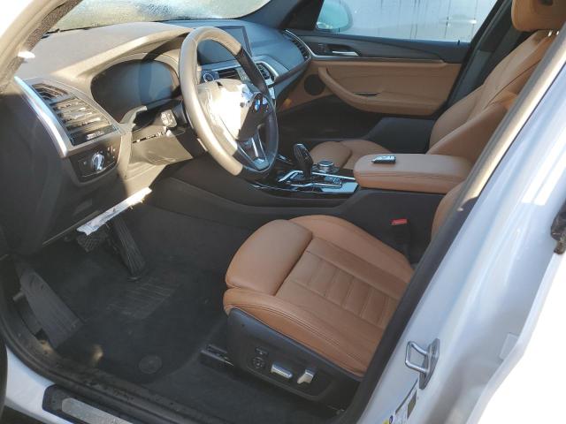 5UXTS1C00M9F02163 - 2021 BMW X3 XDRIVE30E WHITE photo 7