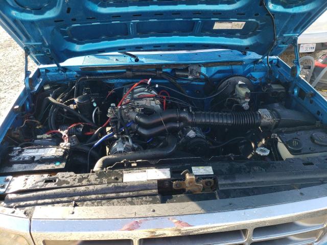 1FTEX15N9RKB65008 - 1994 FORD F150 BLUE photo 11