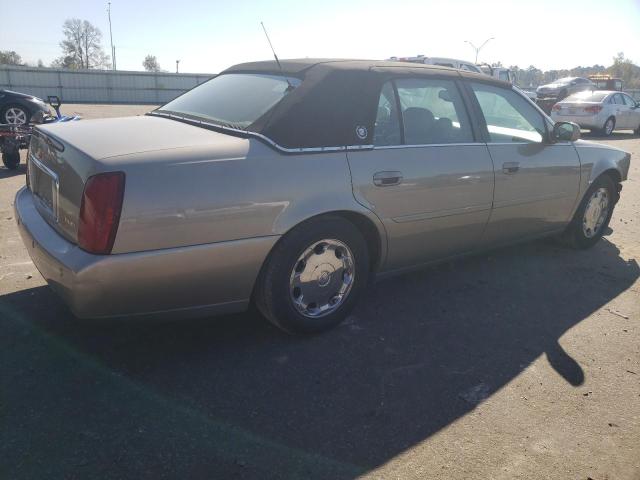 1G6KE57Y82U143733 - 2002 CADILLAC DEVILLE DHS BROWN photo 3