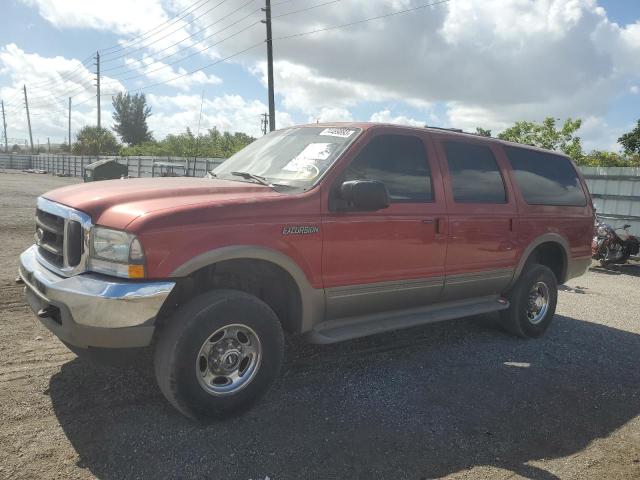 1FMNU43S7YEB35243 - 2000 FORD EXCURSION LIMITED RED photo 1