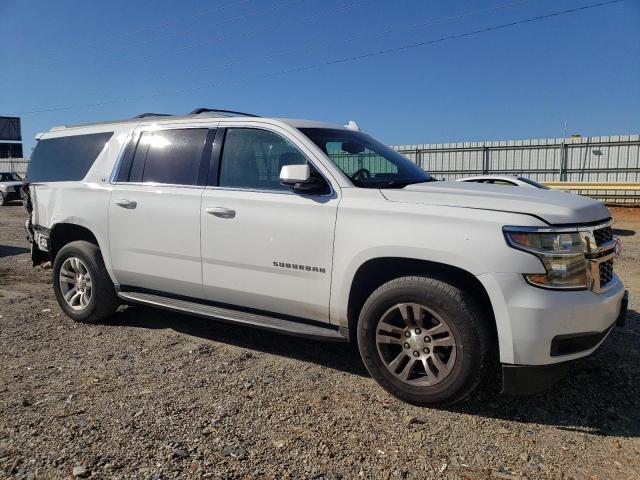 1GNSCJKC1FR583655 - 2015 CHEVROLET SUBURBAN C1500 LT WHITE photo 4