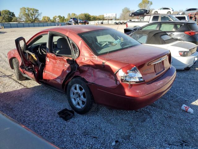 1FAFP55U3YA133782 - 2000 FORD TAURUS SES RED photo 2