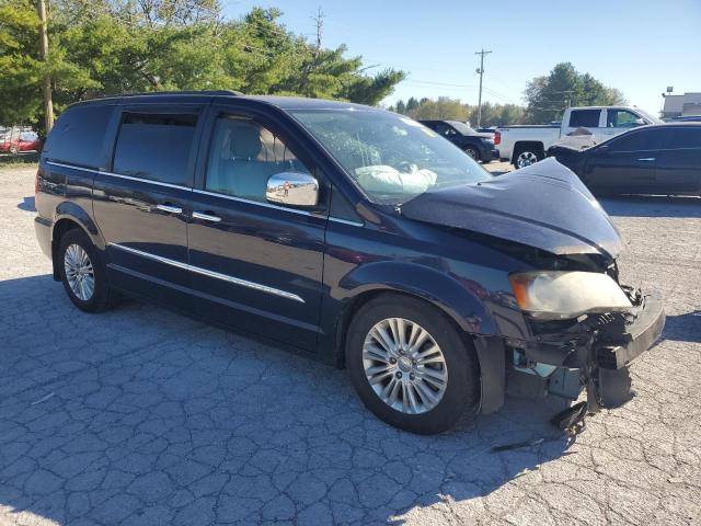 2C4RC1CG6DR737437 - 2013 CHRYSLER TOWN & COU TOURING L BLUE photo 4