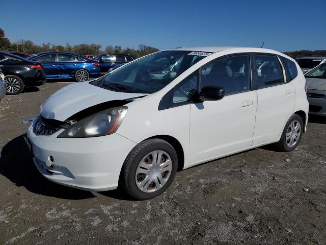 JHMGE8H25AS017451 - 2010 HONDA FIT WHITE photo 1