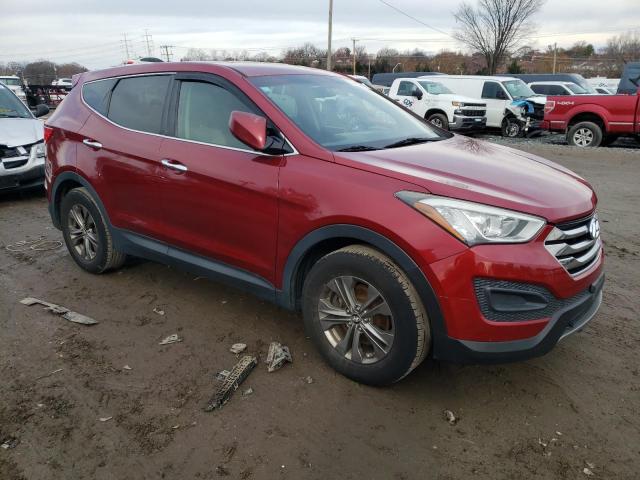 5XYZT3LB7FG234121 - 2015 HYUNDAI SANTA FE S RED photo 4