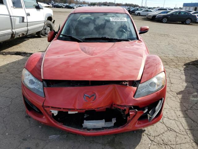 JM1FE17P390400264 - 2009 MAZDA RX8 RED photo 5