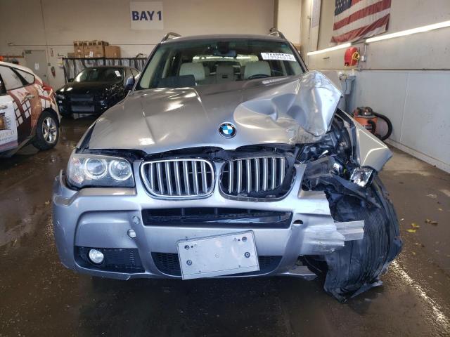 WBXPC93458WJ07324 - 2008 BMW X3 3.0SI SILVER photo 5