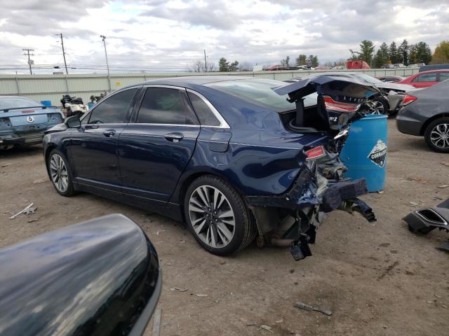 3LN6L5E95HR611302 - 2017 LINCOLN MKZ RESERVE ლურჯი ფოტო 2