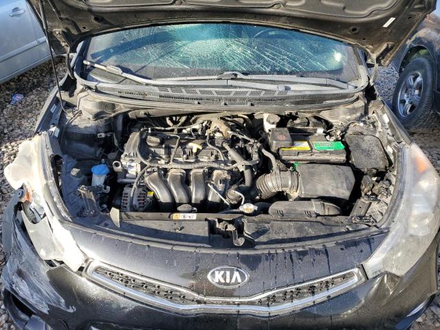 KNAFX6A86E5244546 - 2014 KIA FORTE EX BLACK photo 11