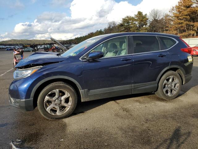 7FARW2H52KE045094 - 2019 HONDA CR-V EX BLUE photo 1