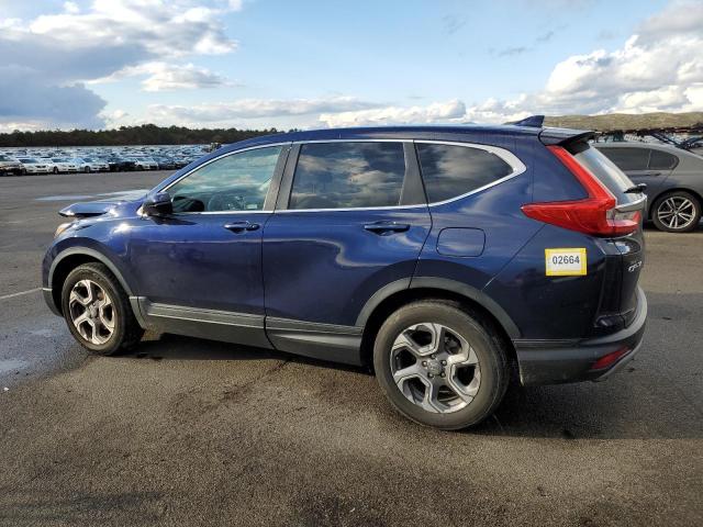 7FARW2H52KE045094 - 2019 HONDA CR-V EX BLUE photo 2