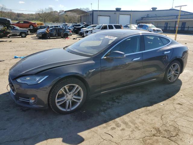 5YJSA1H13FFP79915 - 2015 TESLA MODEL S 85 GRAY photo 1