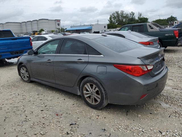 5NPEB4AC6EH887128 - 2014 HYUNDAI SONATA GLS GRAY photo 2