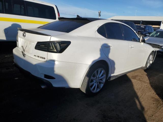 JTHCK262182025841 - 2008 LEXUS IS 250 WHITE photo 3