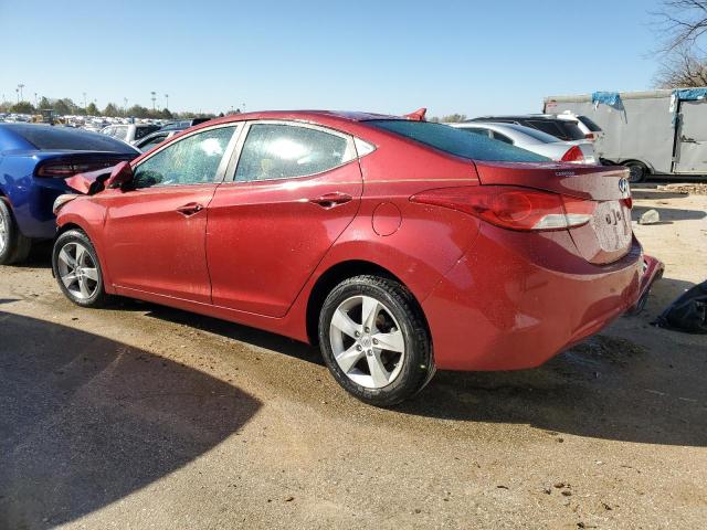 KMHDH4AE1CU353223 - 2012 HYUNDAI ELANTRA GLS ORANGE photo 2