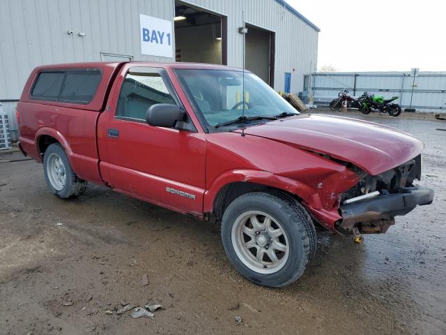 1GTCS1446X8506745 - 1999 GMC SONOMA RED photo 4