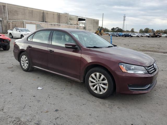 1VWAH7A31EC003989 - 2014 VOLKSWAGEN PASSAT S BURGUNDY photo 4