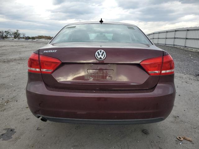 1VWAH7A31EC003989 - 2014 VOLKSWAGEN PASSAT S BURGUNDY photo 6