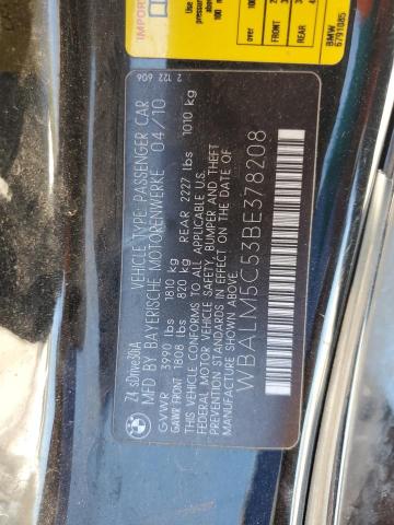 WBALM5C53BE378208 - 2011 BMW Z4 SDRIVE30I BLACK photo 12