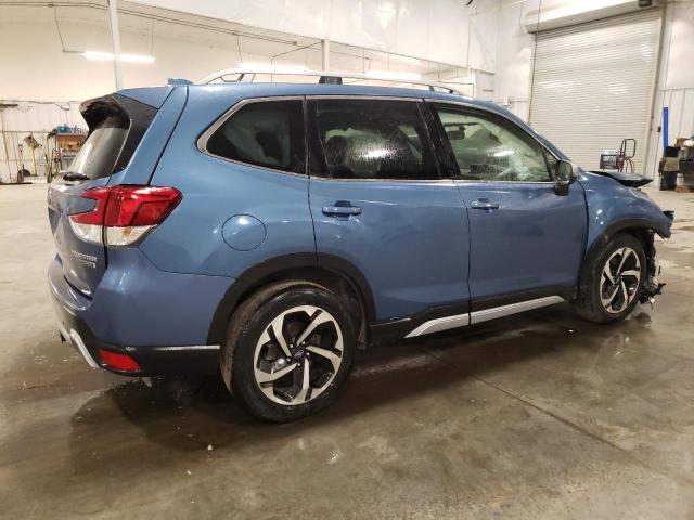 JF2SKARC5NH414228 - 2022 SUBARU FORESTER TOURING 蓝色 照片 3
