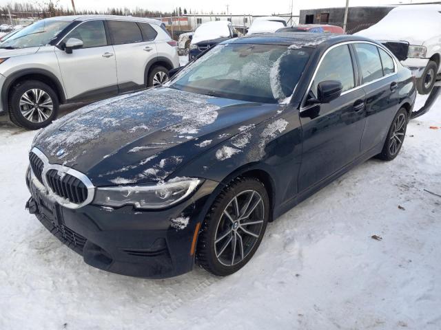 3MW5R7J07L8B24664 - 2020 BMW 330XI BLACK photo 1