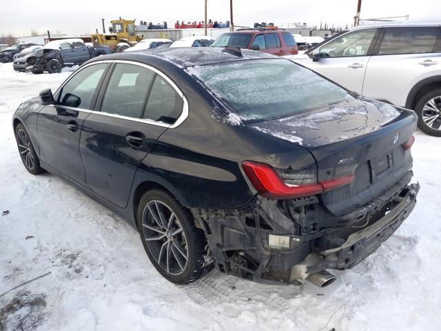 3MW5R7J07L8B24664 - 2020 BMW 330XI BLACK photo 2