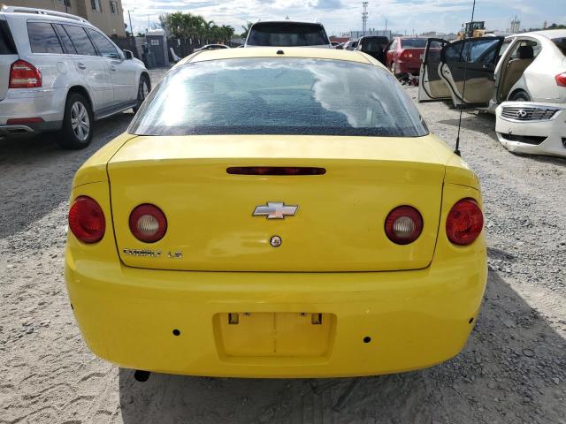 1G1AK18FX87263377 - 2008 CHEVROLET COBALT LS YELLOW photo 6