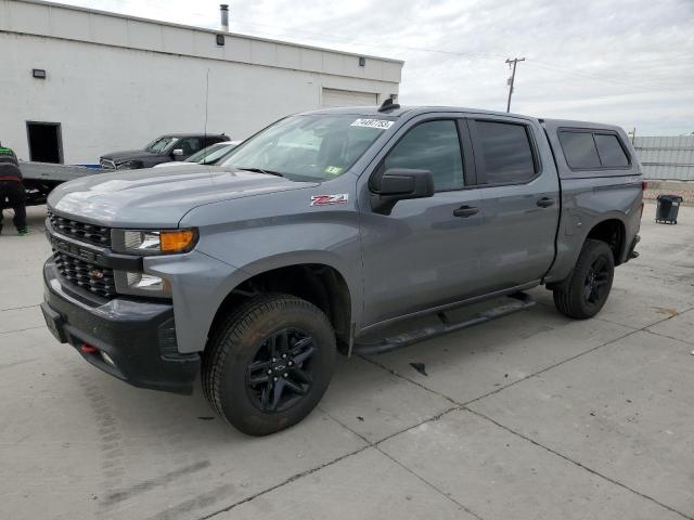 1GCPYCEF6MZ169947 - 2021 CHEVROLET SILVERADO K1500 TRAIL BOSS CUSTOM GRAY photo 1