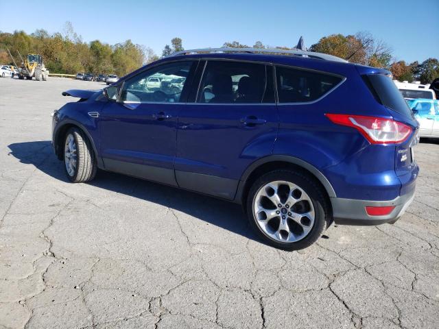 1FMCU9J9XEUE12232 - 2014 FORD ESCAPE TITANIUM BLUE photo 2