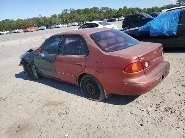 1NXBR12EX2Z628491 - 2002 TOYOTA COROLLA CE ORANGE photo 2