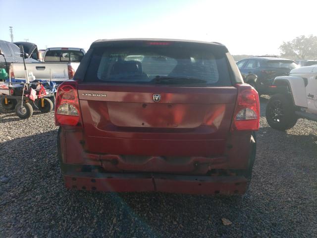 1B3HB28B58D776645 - 2008 DODGE CALIBER MAROON photo 6