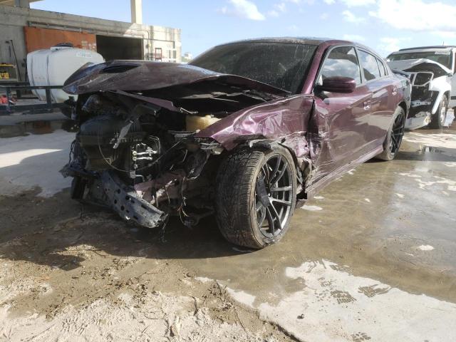 2C3CDXGJ2LH242415 - 2020 DODGE CHARGER SCAT PACK PURPLE photo 1