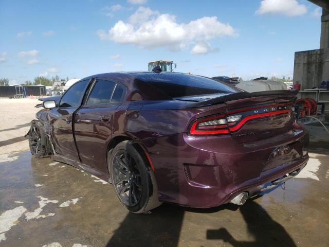 2C3CDXGJ2LH242415 - 2020 DODGE CHARGER SCAT PACK PURPLE photo 2