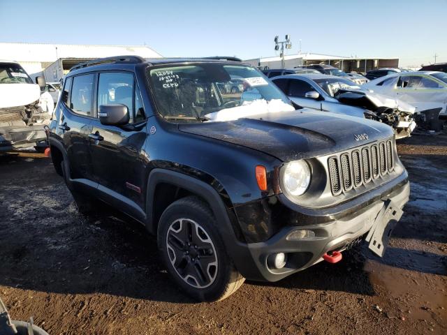 ZACCJBCB7HPE63083 - 2017 JEEP RENEGADE TRAILHAWK BLACK photo 4