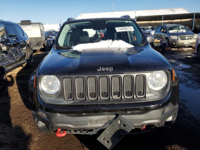 ZACCJBCB7HPE63083 - 2017 JEEP RENEGADE TRAILHAWK BLACK photo 5