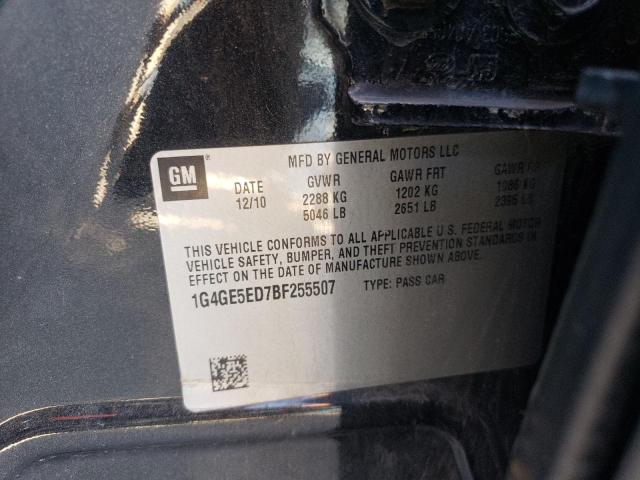 1G4GE5ED7BF255507 - 2011 BUICK LACROSSE CXS Qara foto 12