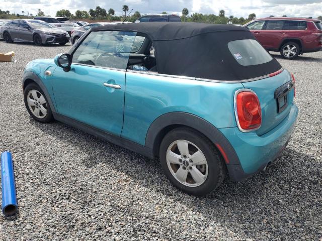WMWWG5C53J3D00769 - 2018 MINI COOPER TURQUOISE photo 2