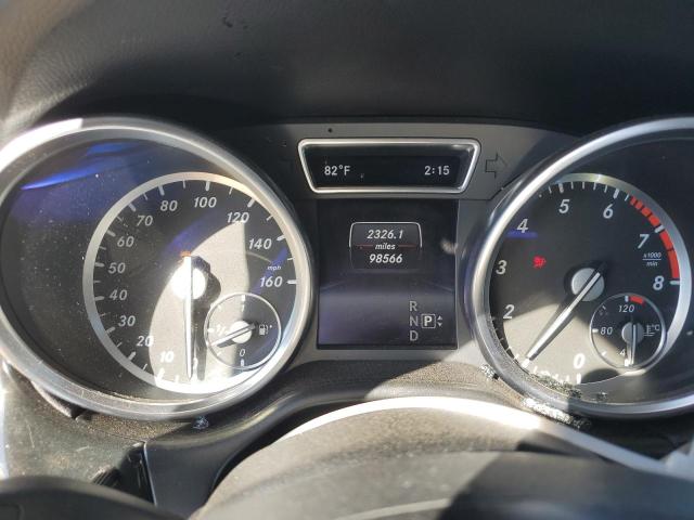 4JGDA5HB8FA515604 - 2015 MERCEDES-BENZ ML 350 4MATIC BLACK photo 9