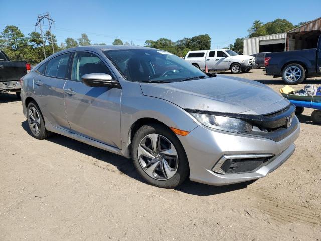 19XFC2F63KE043931 - 2019 HONDA CIVIC LX SILVER photo 4