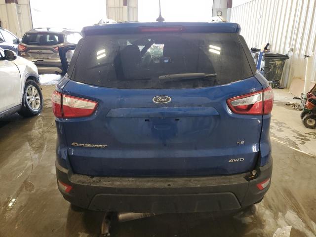 MAJ6S3GL8MC408519 - 2021 FORD ECOSPORT SE BLUE photo 6